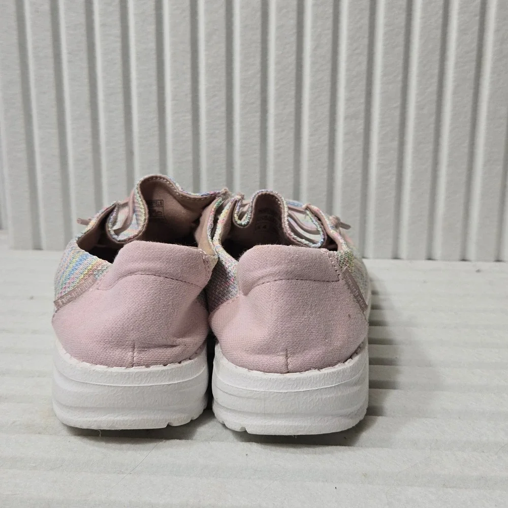 Hey Dude Wendy Youth Sox Pastels Multi Color Slip‎ On Loafers Size 5Y 130255074